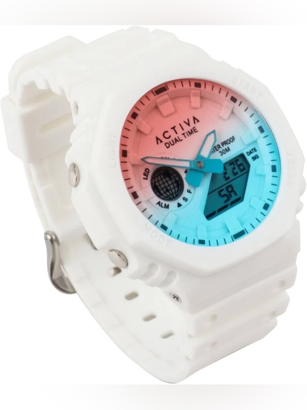 Activa Recon X Invicta Digital Unisex Watch - 45.5mm, White